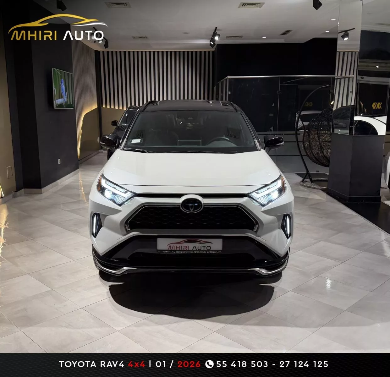 Toyota RAV 4 Hybride 2.5 VVT-iE 16V 222 Hybrid AWD-I E-CVT 177 cv Boîte auto
